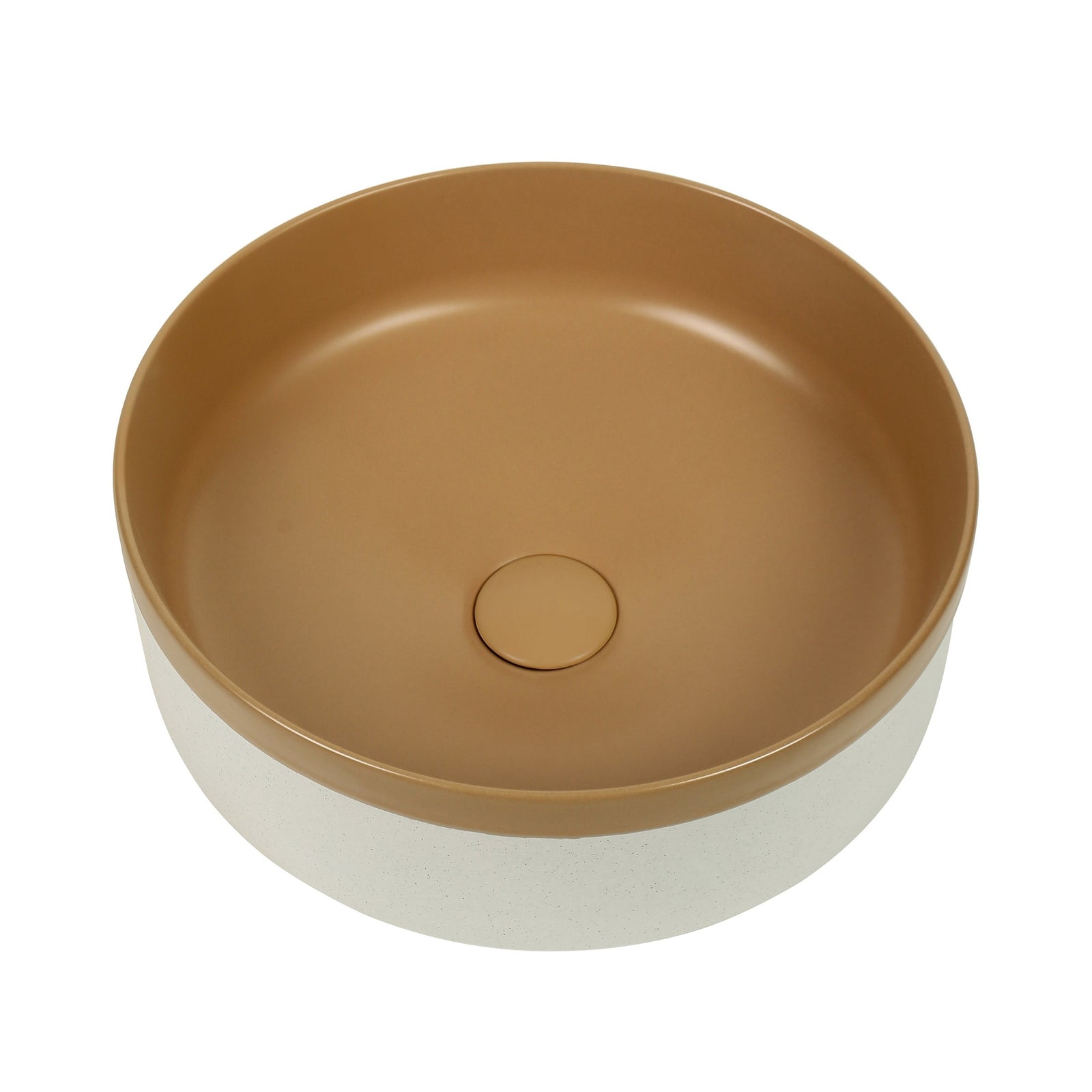 CP-37 Light Brown at Blue Bathware