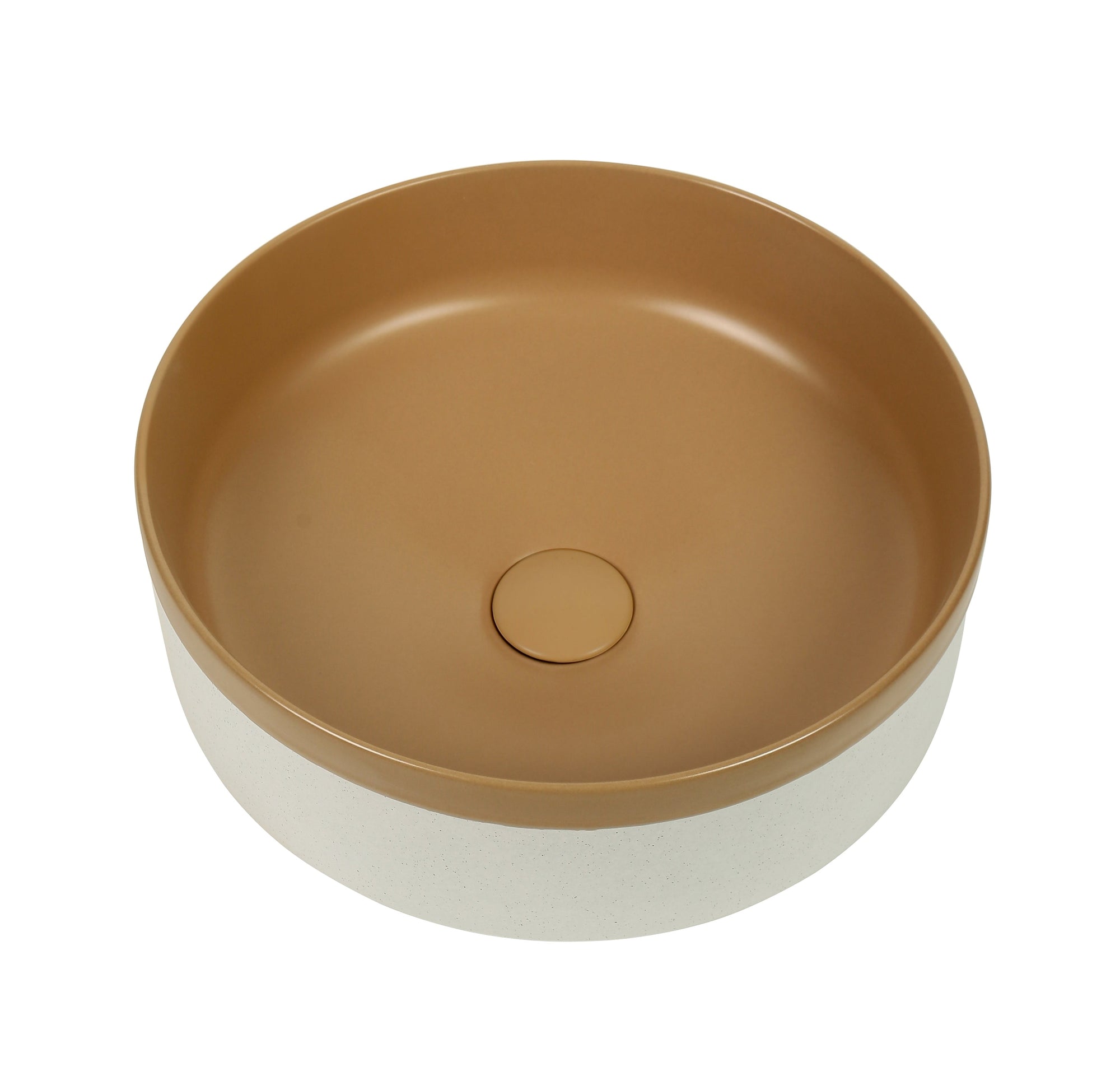 CP-37 Light Brown at Blue Bathware