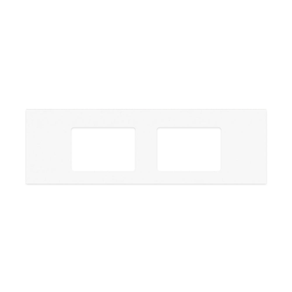 Fienza - Silica Free Stone Top, Rectangular Full Depth - Double Undermount