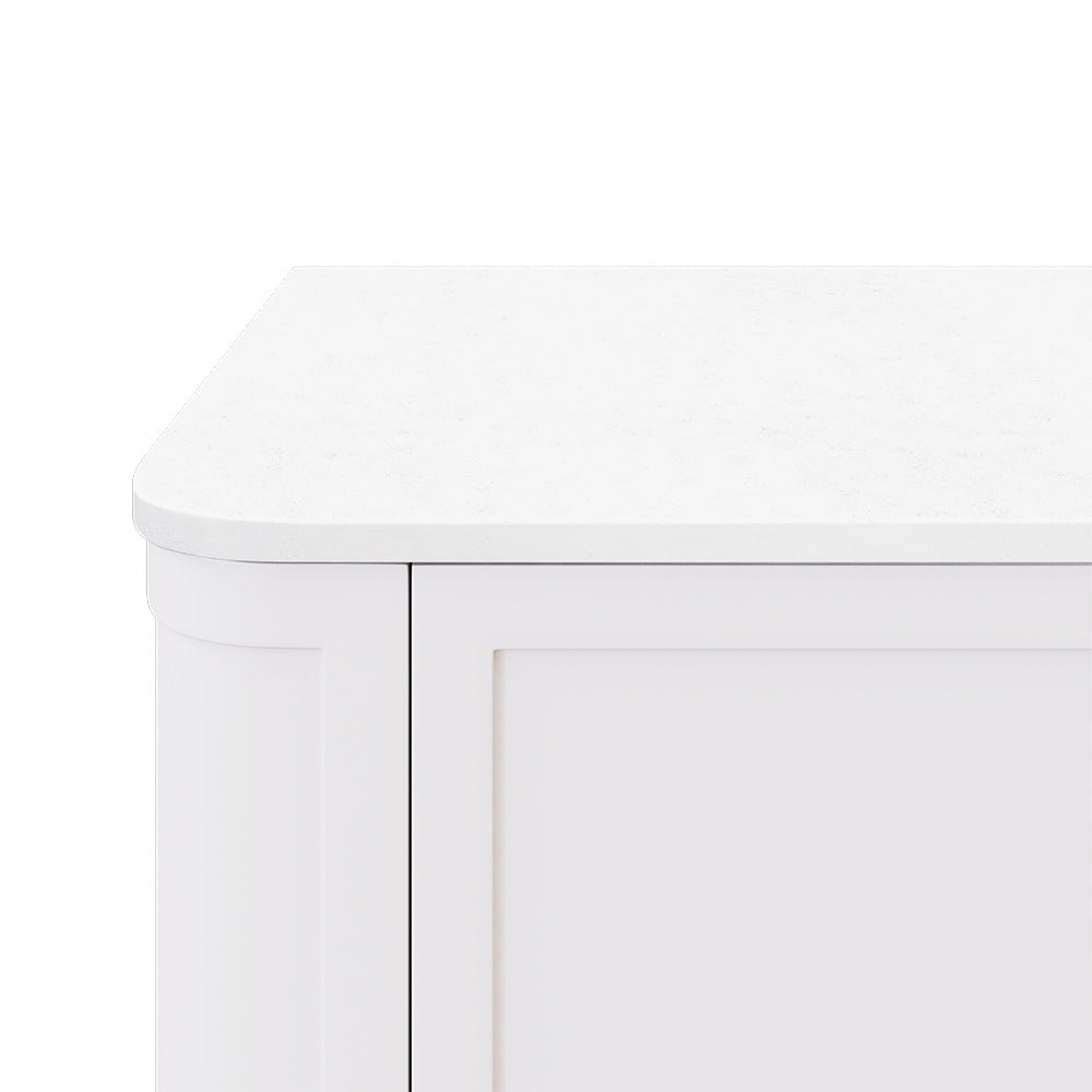 Fienza - Silica Free Stone Top, Curved Full Depth