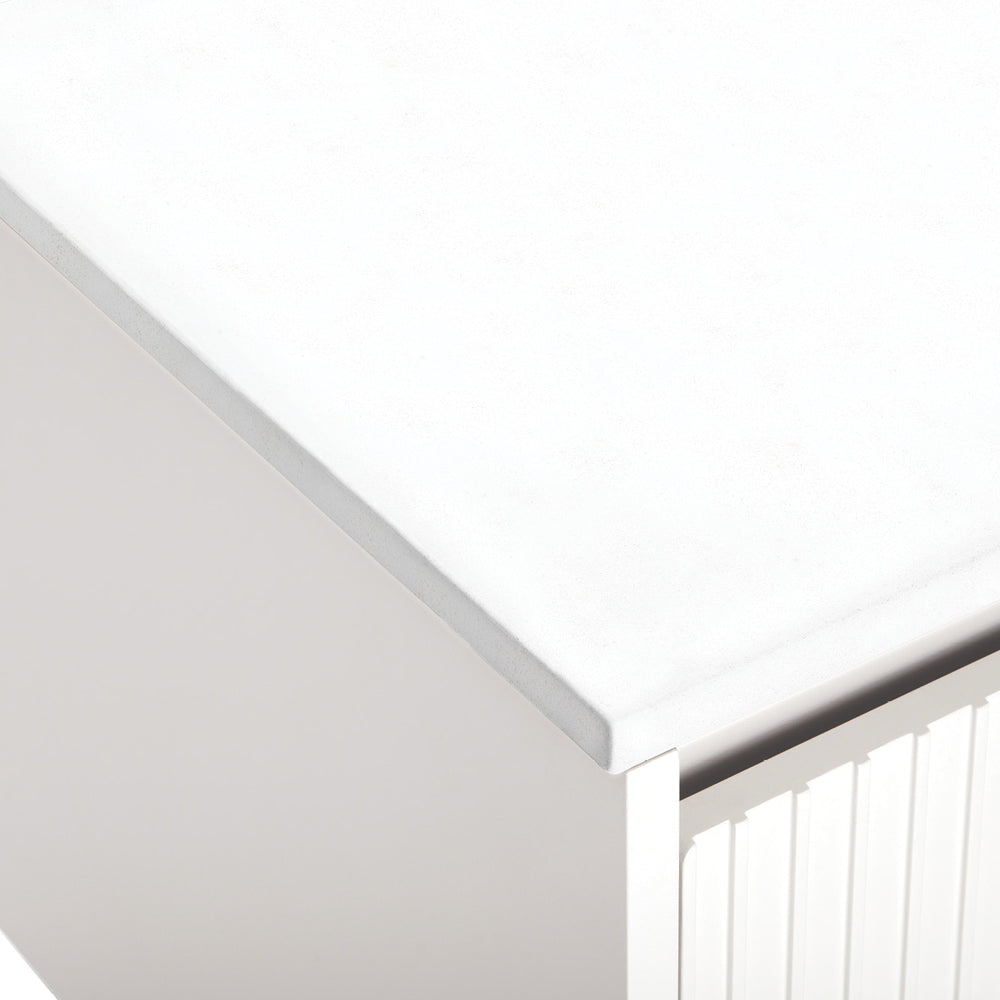 Crystal Pure Silica Free Stone Top, Ensuite Depth, 900mm