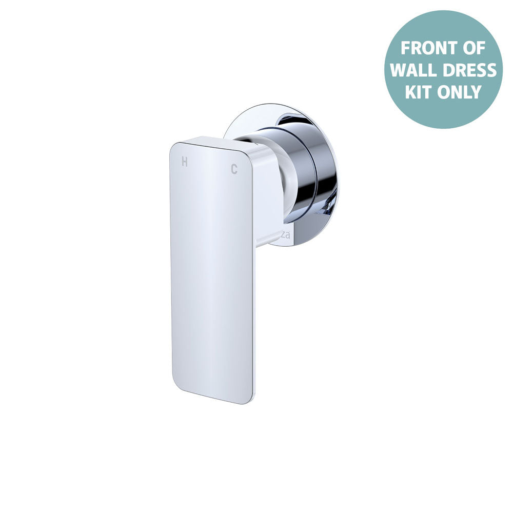 Tono Wall Mixer Dress Kit, Small Round Plate - Chrome