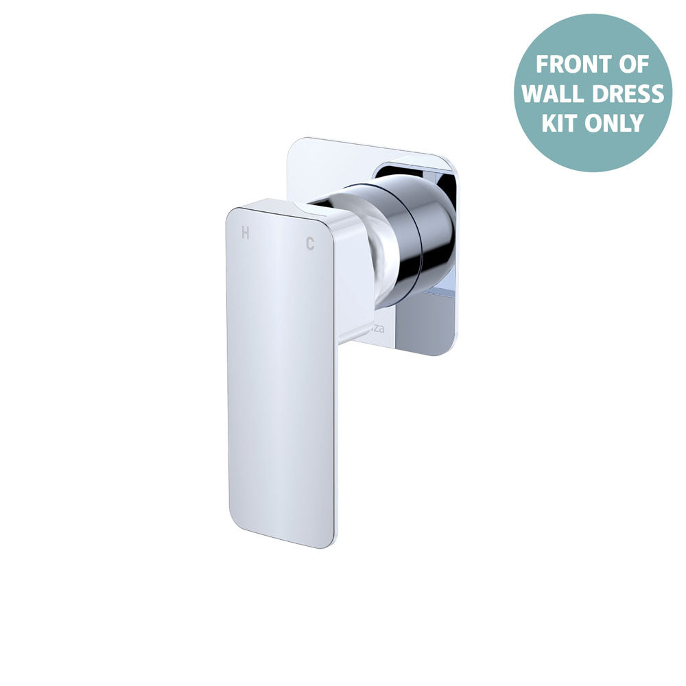 Tono Wall Mixer Dress Kit, Square Plate - Chrome