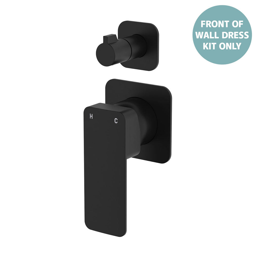 Tono Wall Diverter Mixer Dress Kit, Square Plates