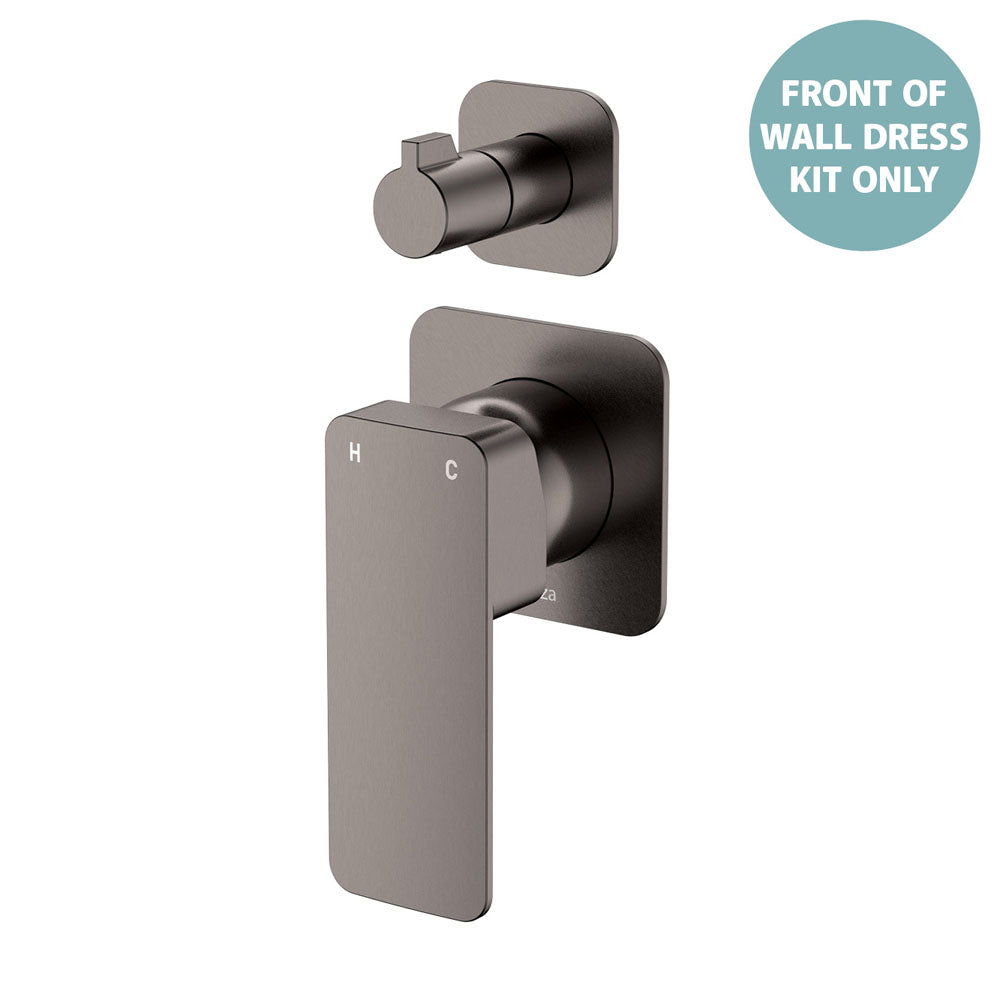 Tono Wall Diverter Mixer Dress Kit, Square Plates