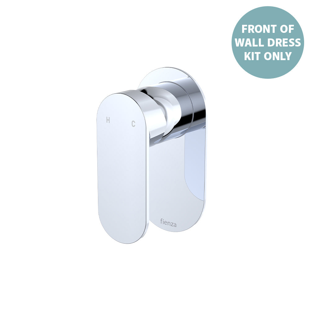 Empire Slim Wall Mixer Dress Kit, Oval Plate - Chrome