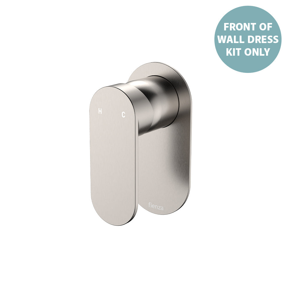 Empire Slim Wall Mixer Dress Kit, Oval Plate - Brushed Nickel