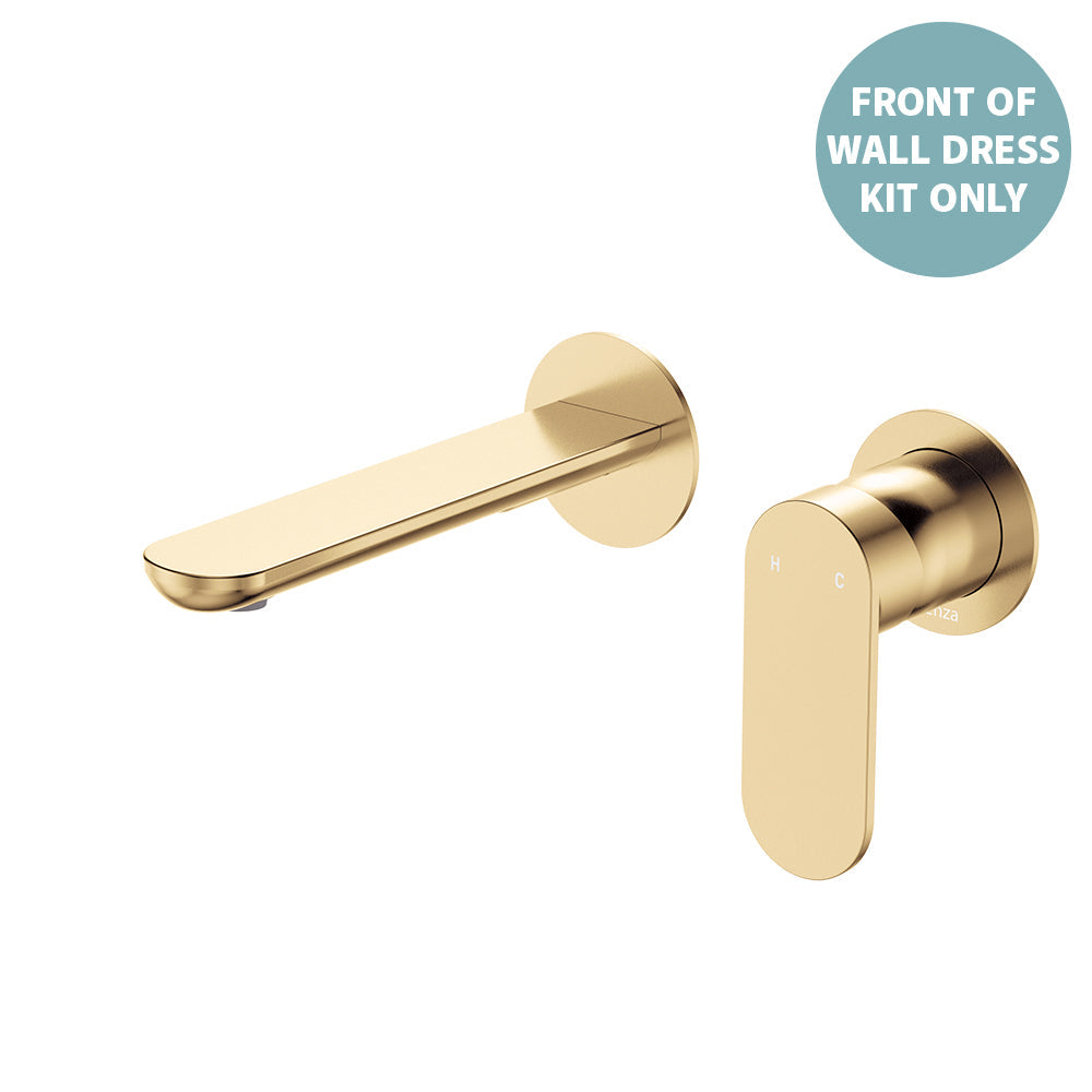Empire Slim Basin/Bath Wall Mixer Set Dress Kit, Round Plates, 160mm Outlet - Urban Brass