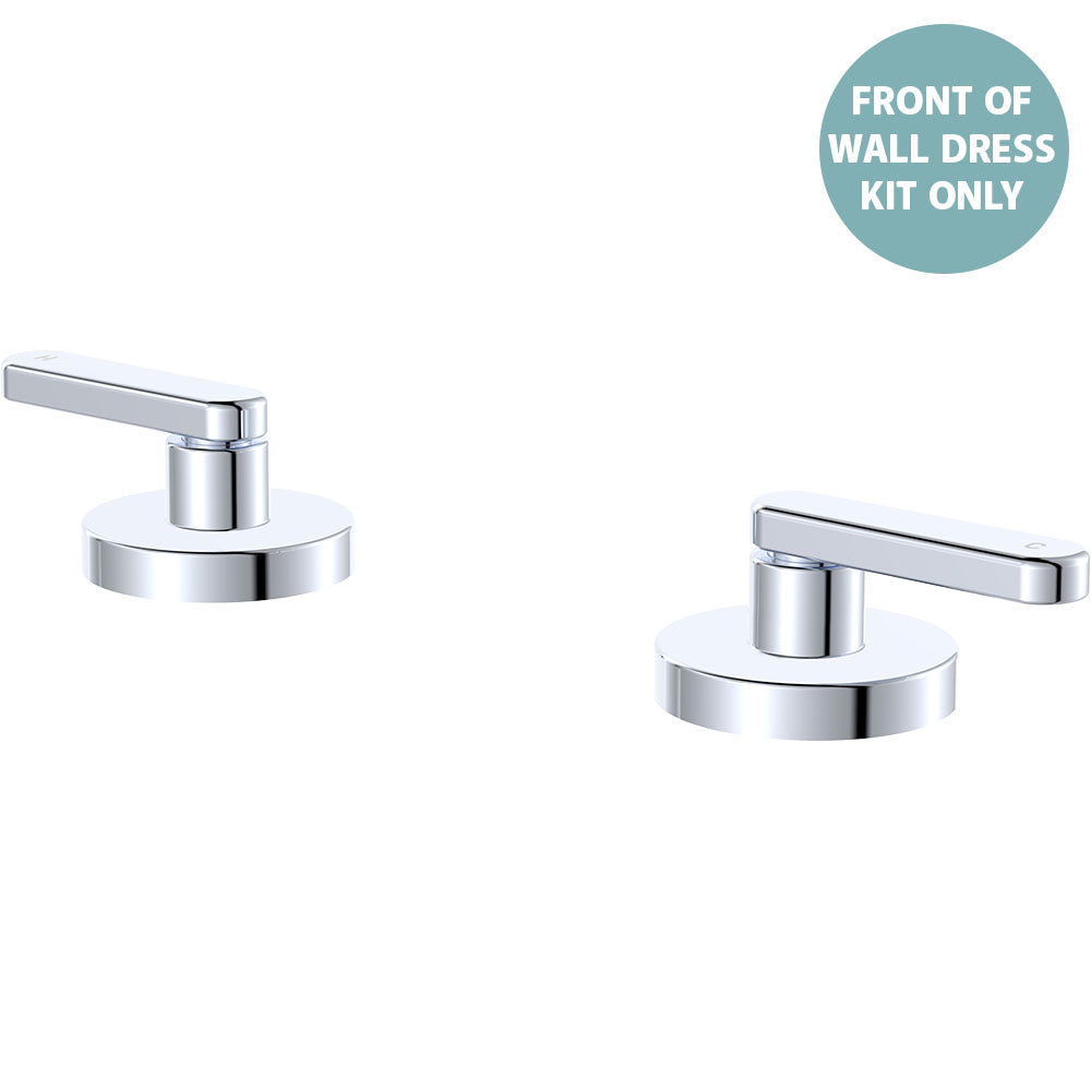 Kaya Hob Set Dress Kit, Lever Taps - Chrome