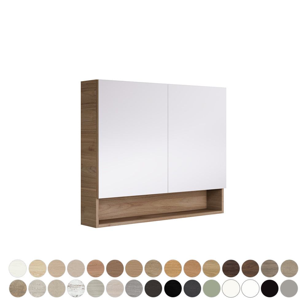 Aluca Display Shelf Mirror Cabinet - 900 x 750 mm