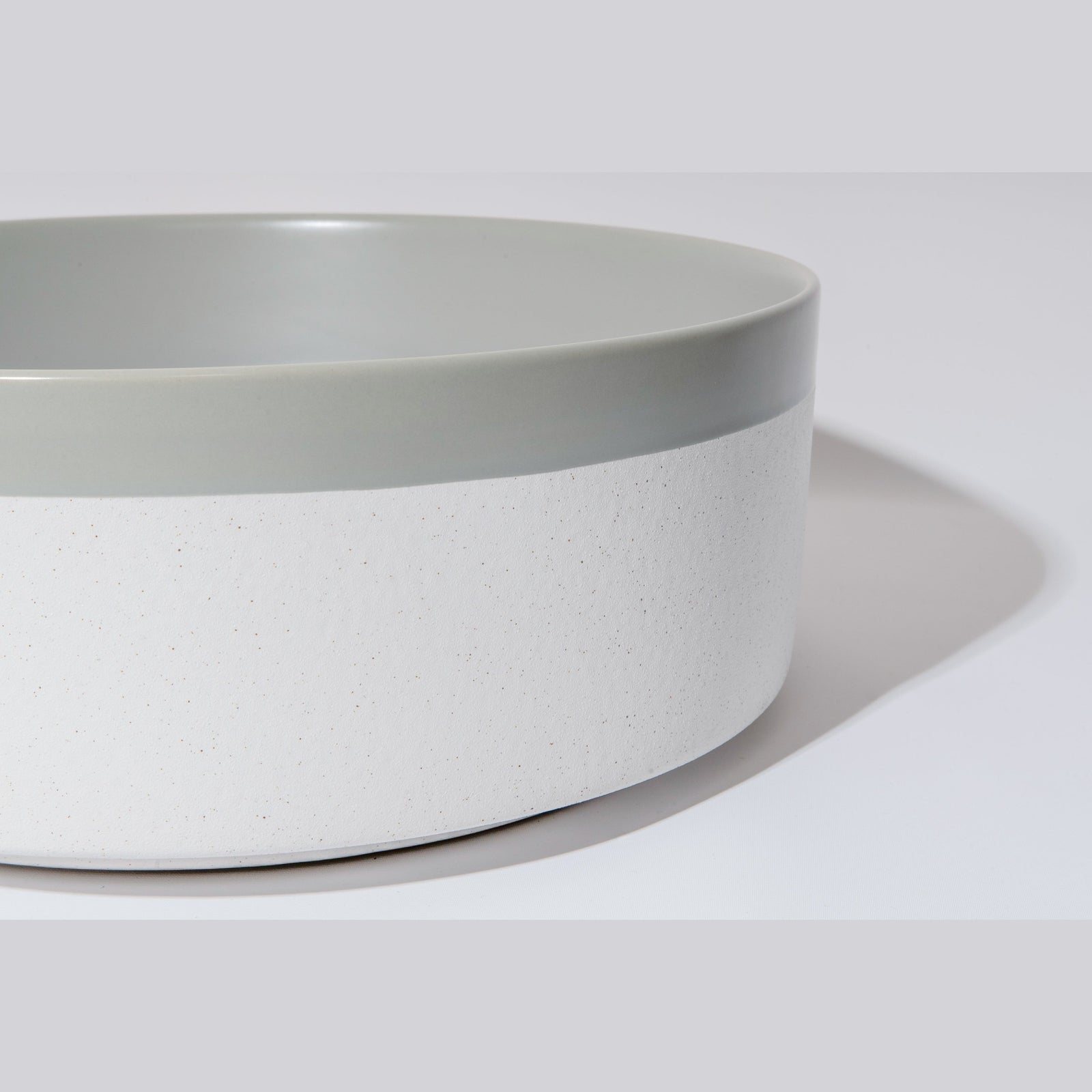 Colour Plus-37 Round Above-Counter Basin – Dark Grey at Blue Bathware