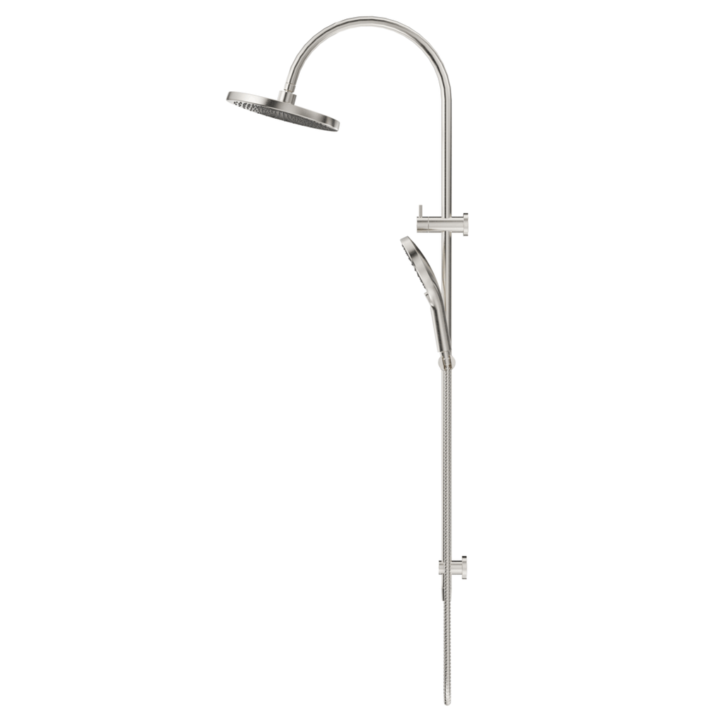 Mica Gooseneck Dual Shower Rail