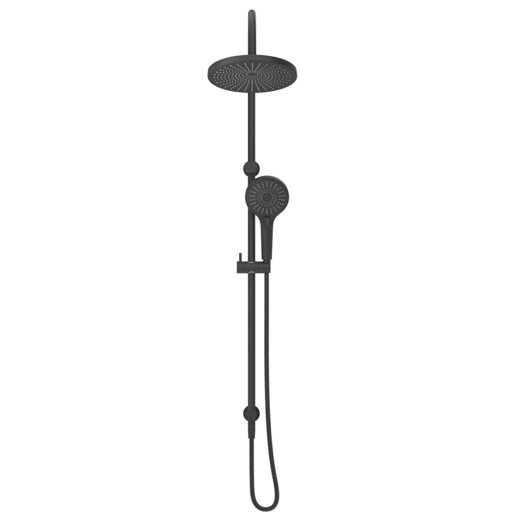 Mica Gooseneck Dual Shower Rail