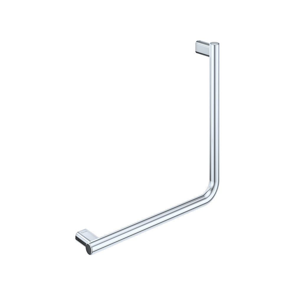 90° Care Slimline Ambulant Care Hand Grab Rail, Stainless Steel