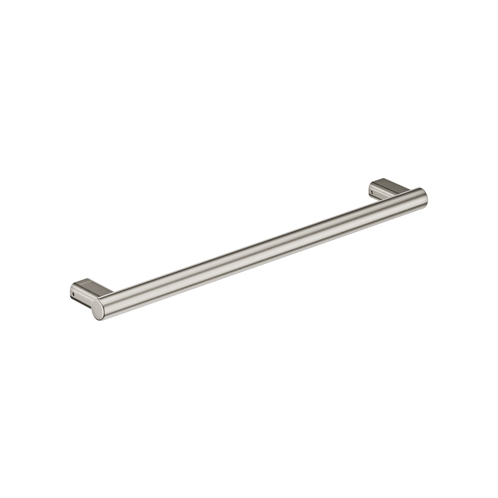 Care Slimline Hand Grab Rail, 600mm, Brushed Nickel