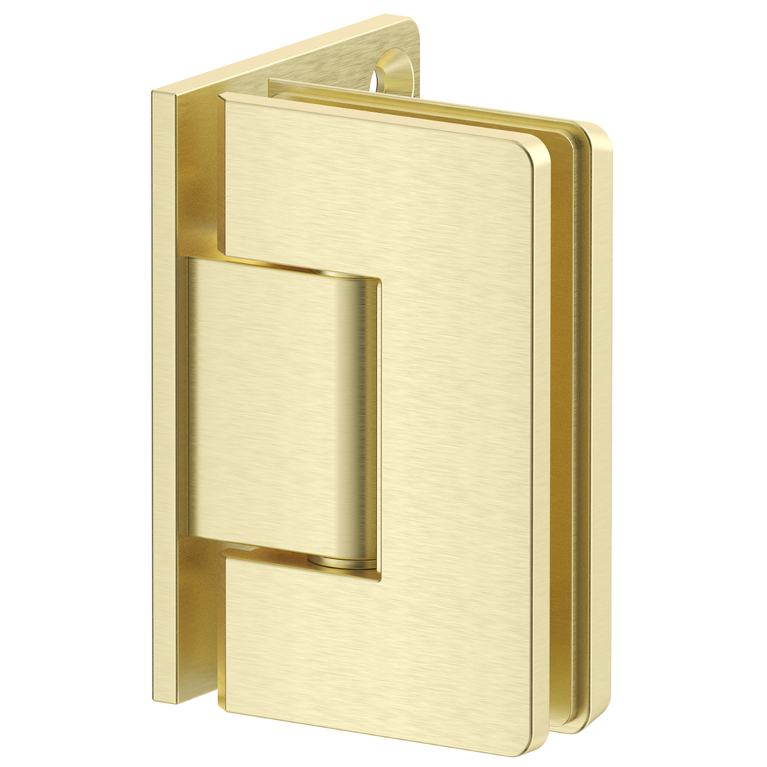 Bella Vista Shower Screen Hinge – Glass to Wall | Solid Brass