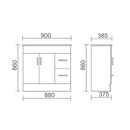FINO Vanity - Blue Bathware 