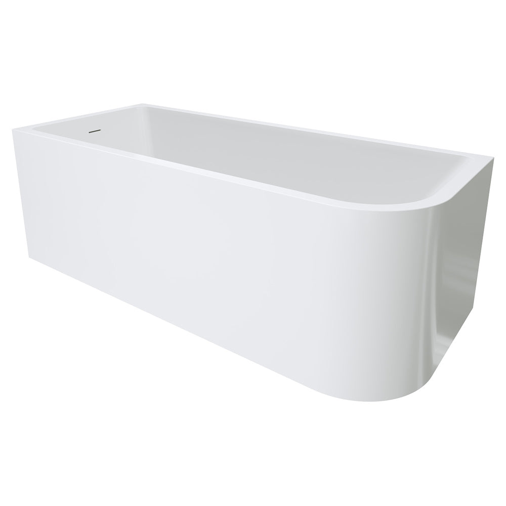 Hustle Right-Hand Multi-Fit Acrylic Bath with Overflow, 1700mm