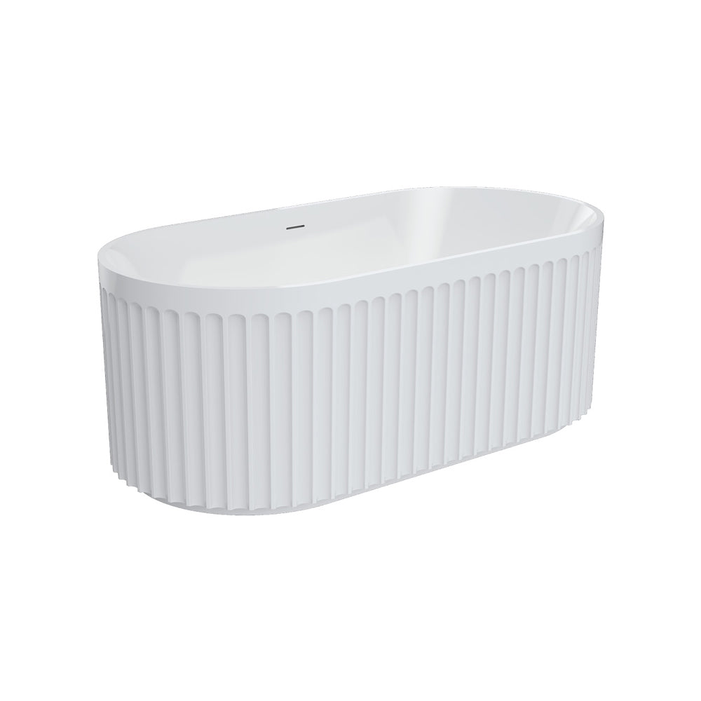 Eleanor Freestanding Acrylic Bath with Overflow, 1500mm