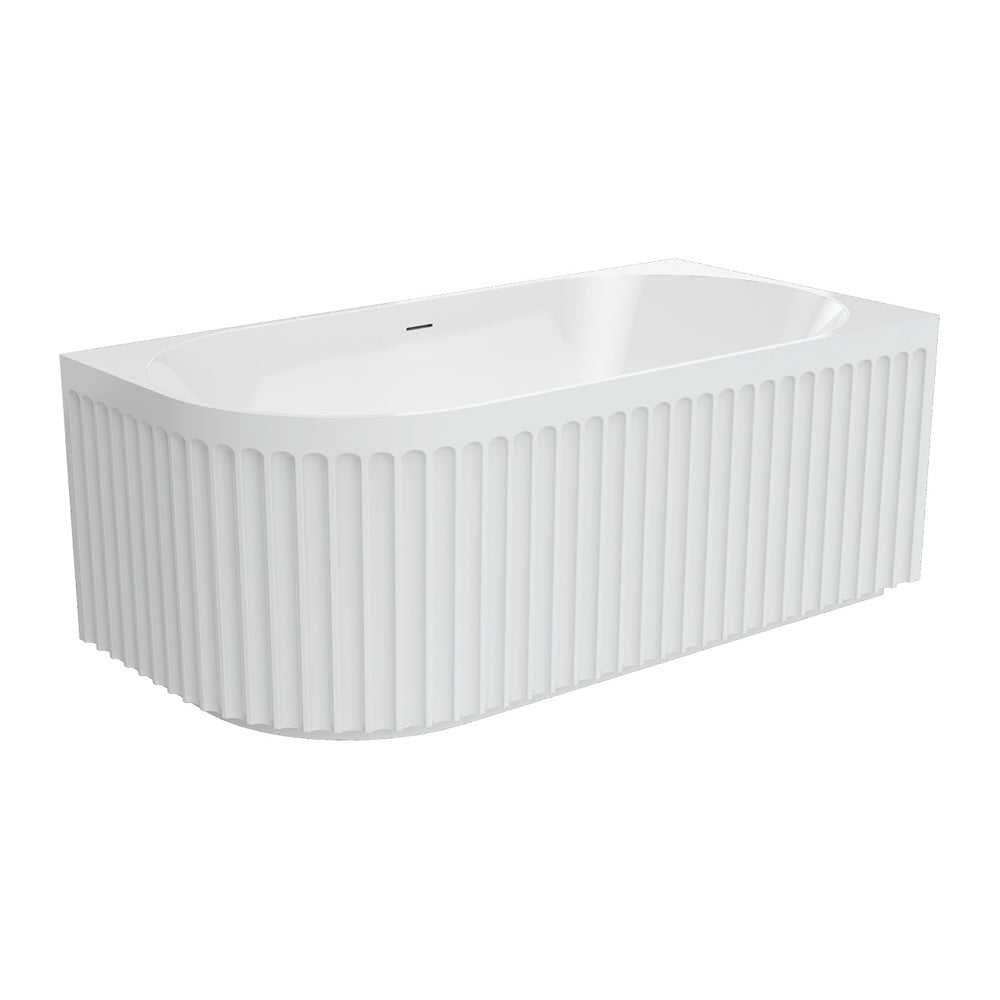 Eleanor Left-Hand Corner Acrylic Bath with Overflow, 1500mm