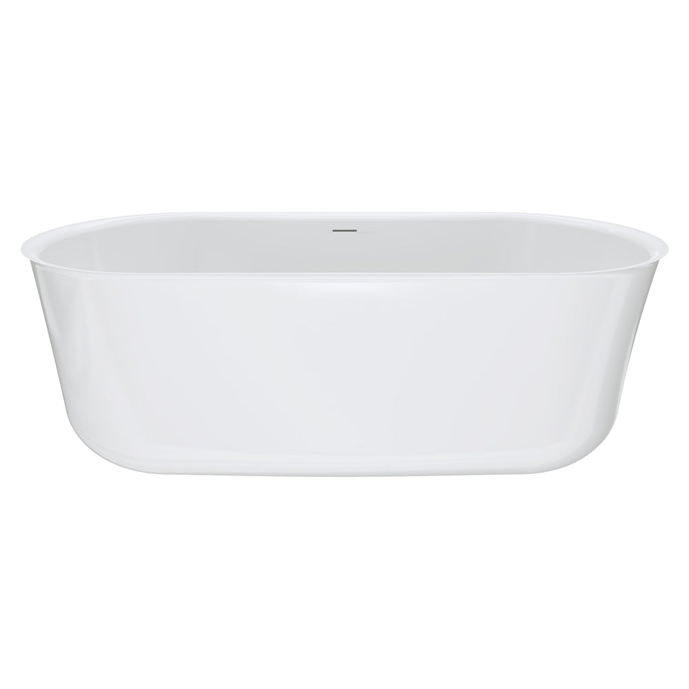 Windsor Freestanding Acrylic Bath with Overflow, 1700mm