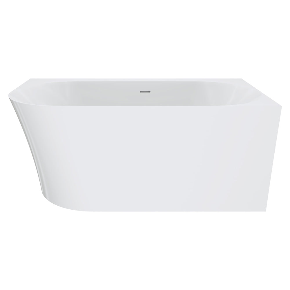 Chloe Left-Hand Acrylic Corner Bath with Overflow, 1400mm
