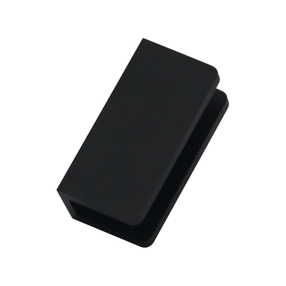 Wall Bracket for Frameless Shower Panel, Matte Black