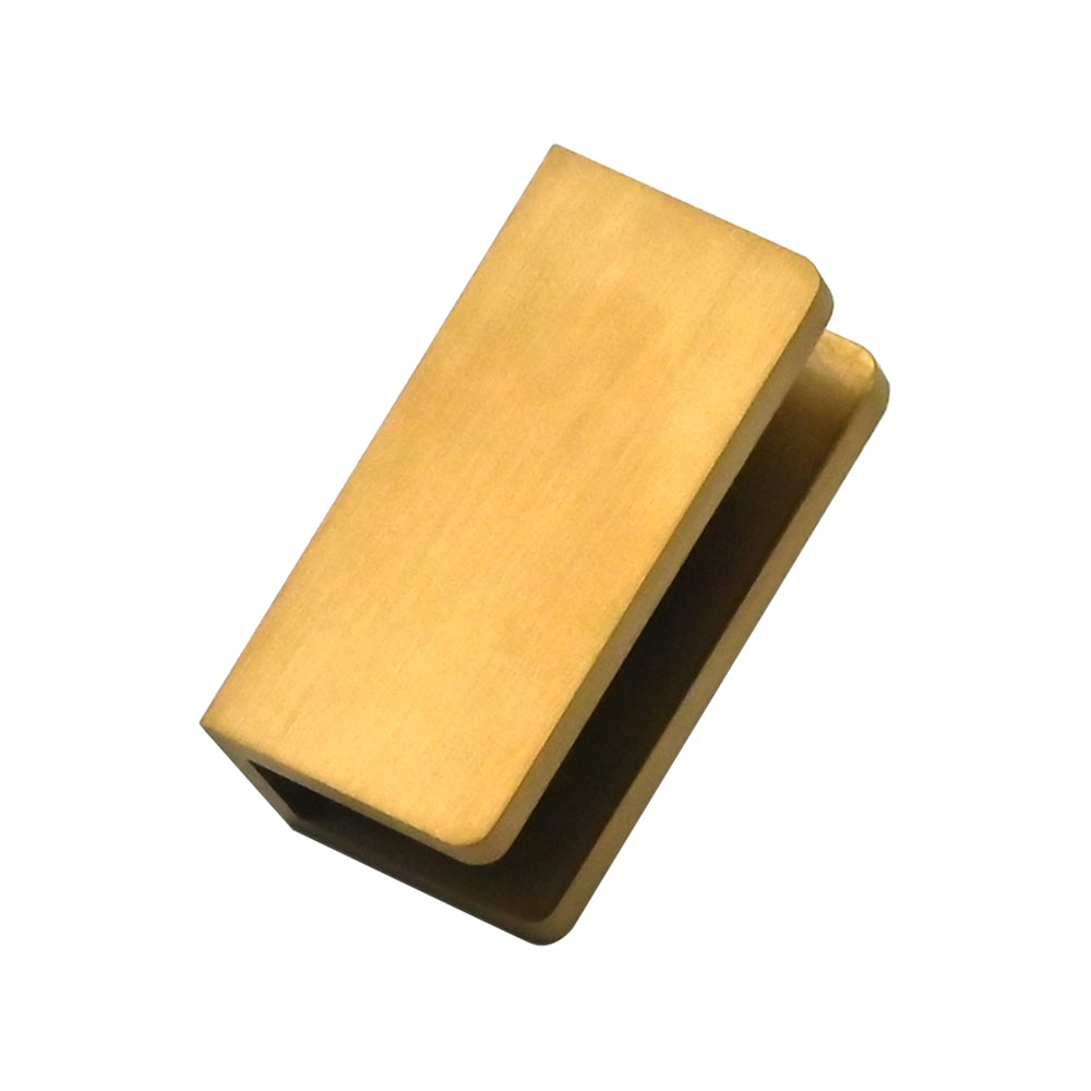 Wall Bracket for Frameless Shower Panel, Urban Brass