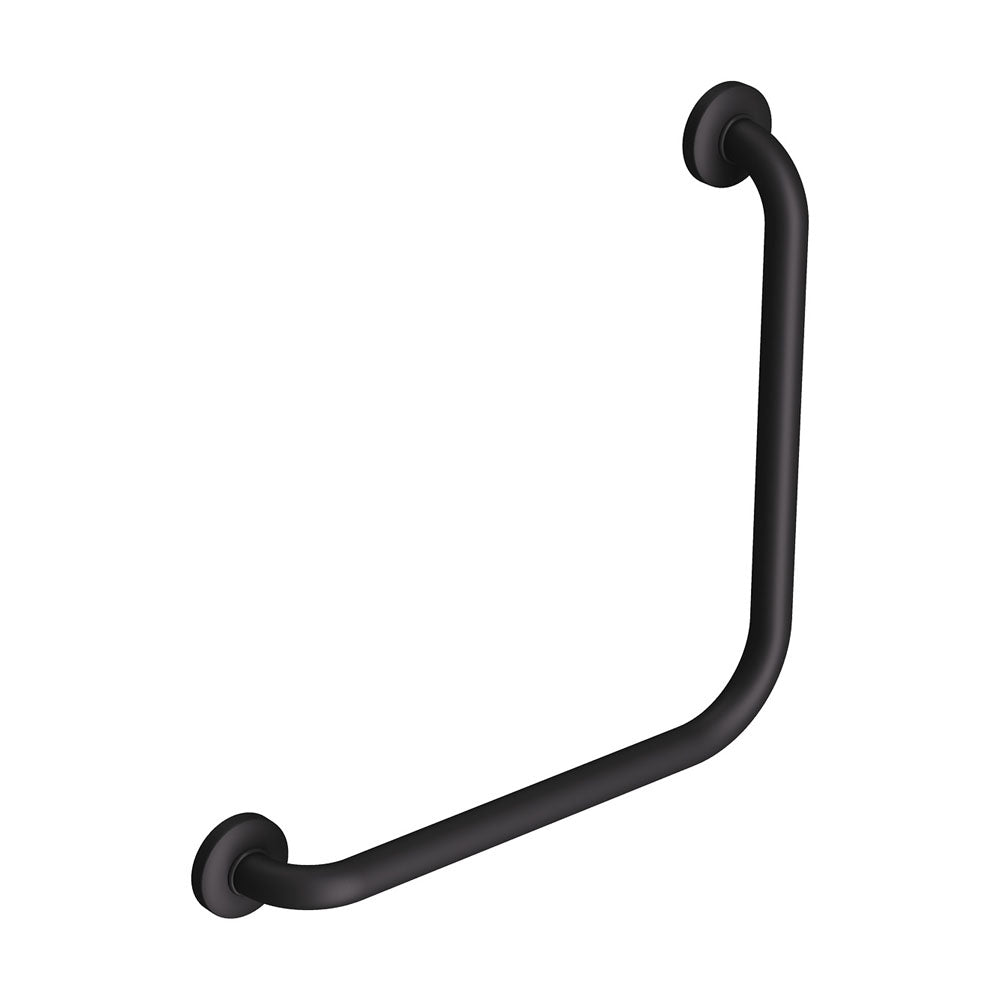 90° Ambulant Care Grab Rail, Matte Black