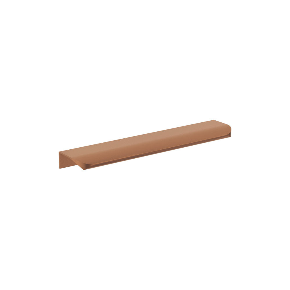 Edge 200mm Curved Pull Handle, Brushed Copper