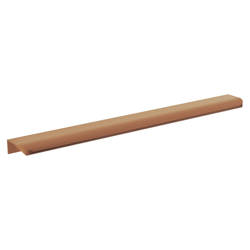 Edge 350mm Curved Pull Handle, Brushed Copper