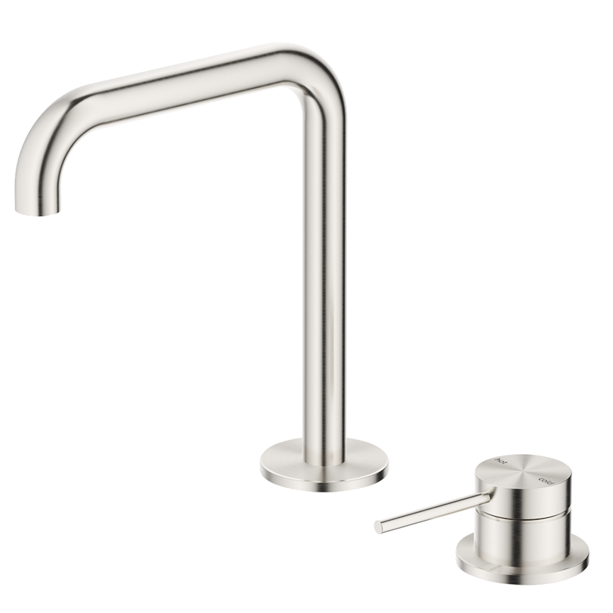 Mica Soft-Square Hob Basin Mixer Set