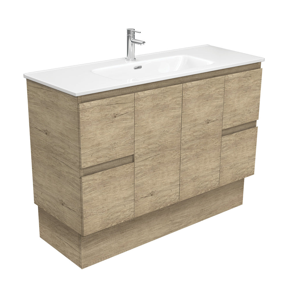 Joli Edge Scandi Oak 1200 Vanity On Kickboard