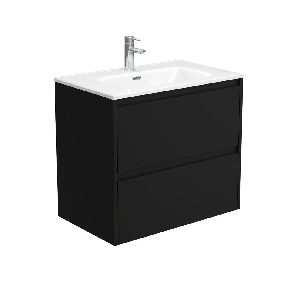 Joli Amato 750 Satin Black Wall-Hung Vanity