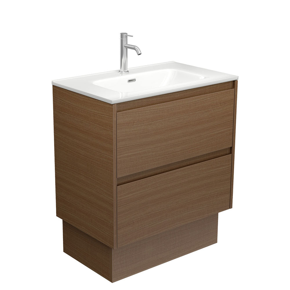 Joli Amato 750 Walnut Vanity On Kick