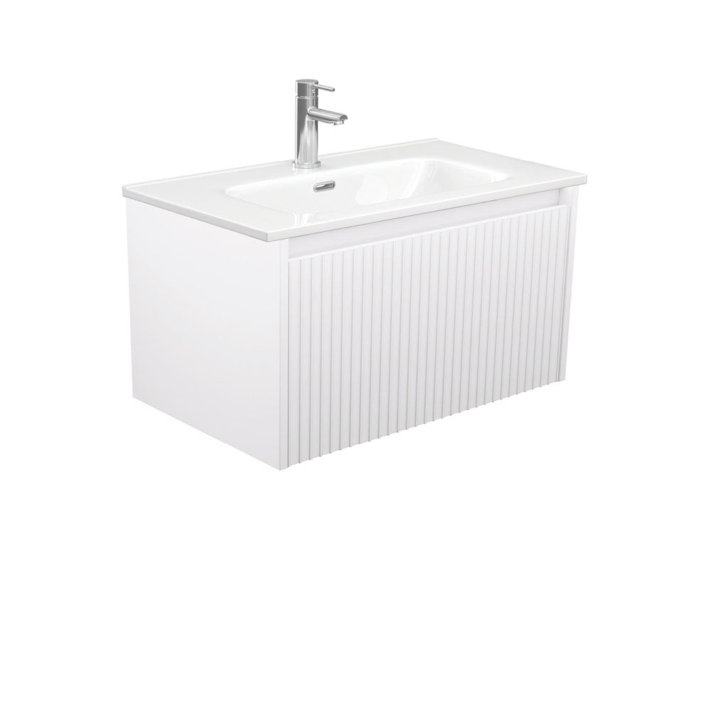 Joli Alina Satin White 750 Wall-Hung Vanity