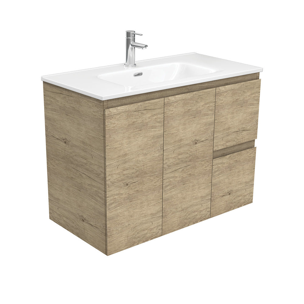 Joli Edge Scandi Oak 900 Wall-Hung Vanity