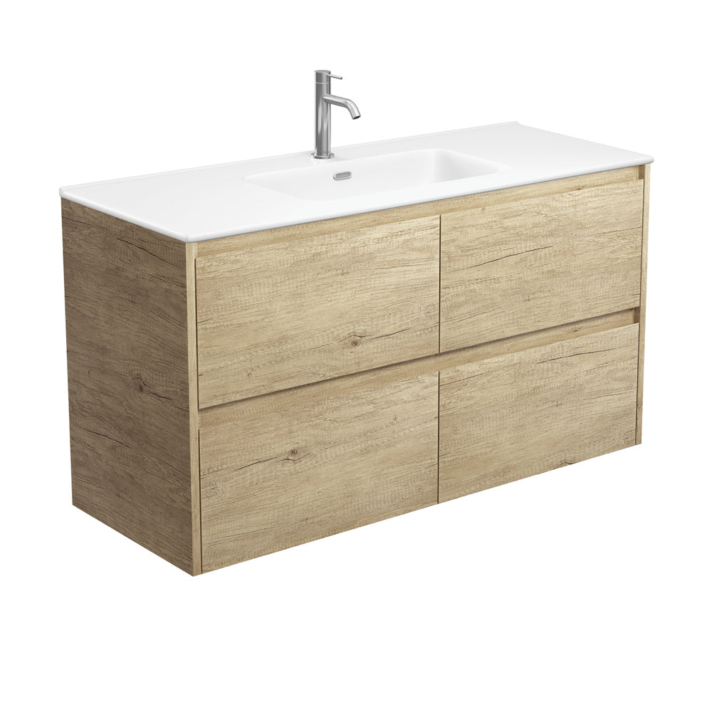 Joli Matte Amato Scandi Oak 1200 Wall Hung Vanity with Scandi Oak Panels