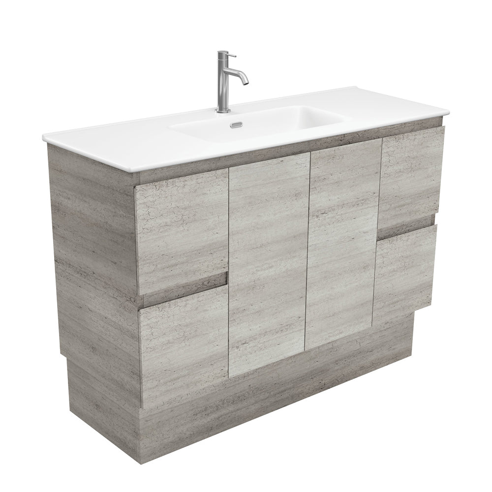 Joli Matte Edge Industrial 1200 Vanity On Kickboard