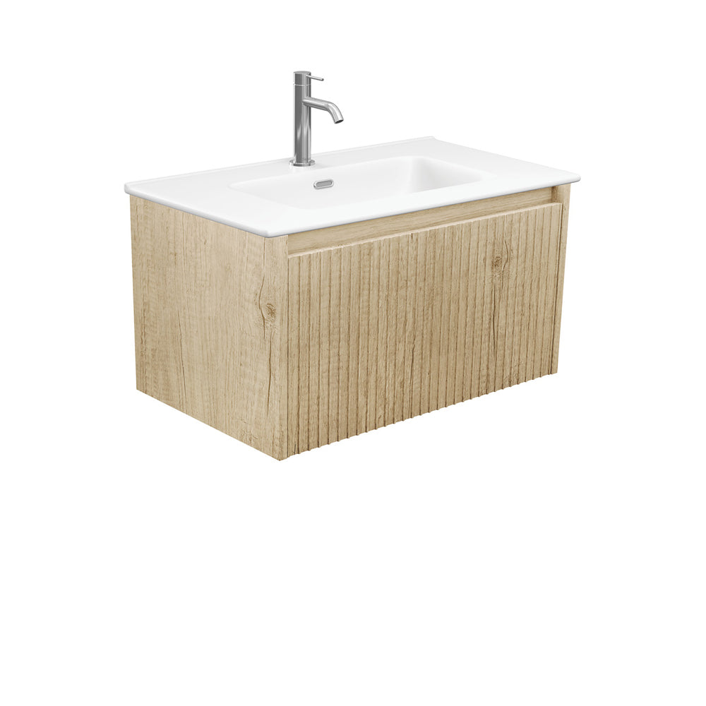 Joli Matte Alina Scandi Oak 750 Wall Hung Vanity