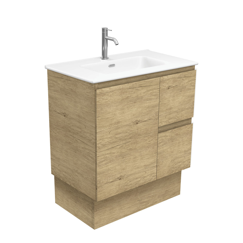 Joli Matte Edge Scandi Oak 750 Vanity On Kickboard