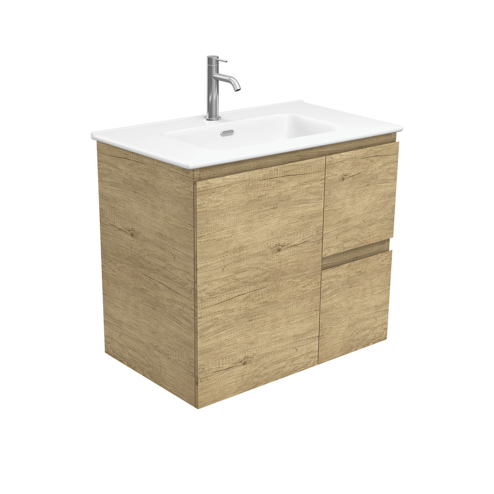 Joli Matte Edge Scandi Oak 750 Wall Hung Vanity