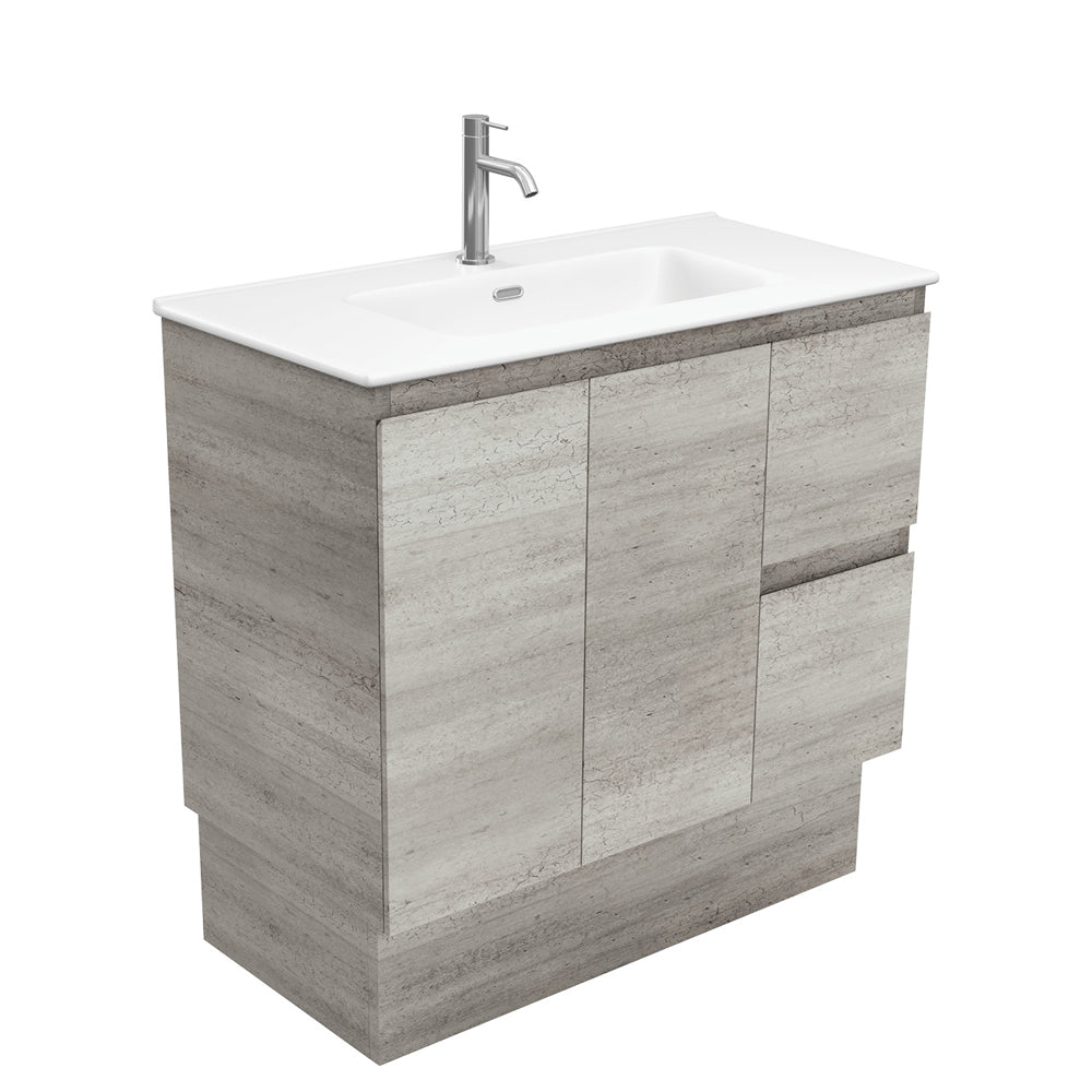 Joli Matte Edge Industrial 900 Vanity On Kickboard