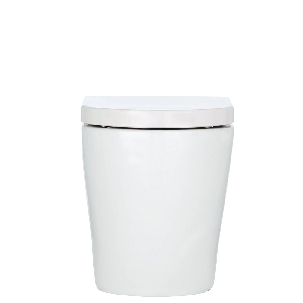 Koko Tornado Flush Wall-Faced Toilet Suite, Matte White