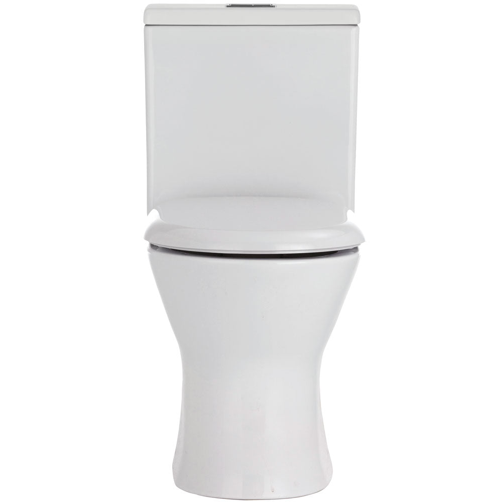 Chica Close-Coupled Toilet Suite, Gloss White
