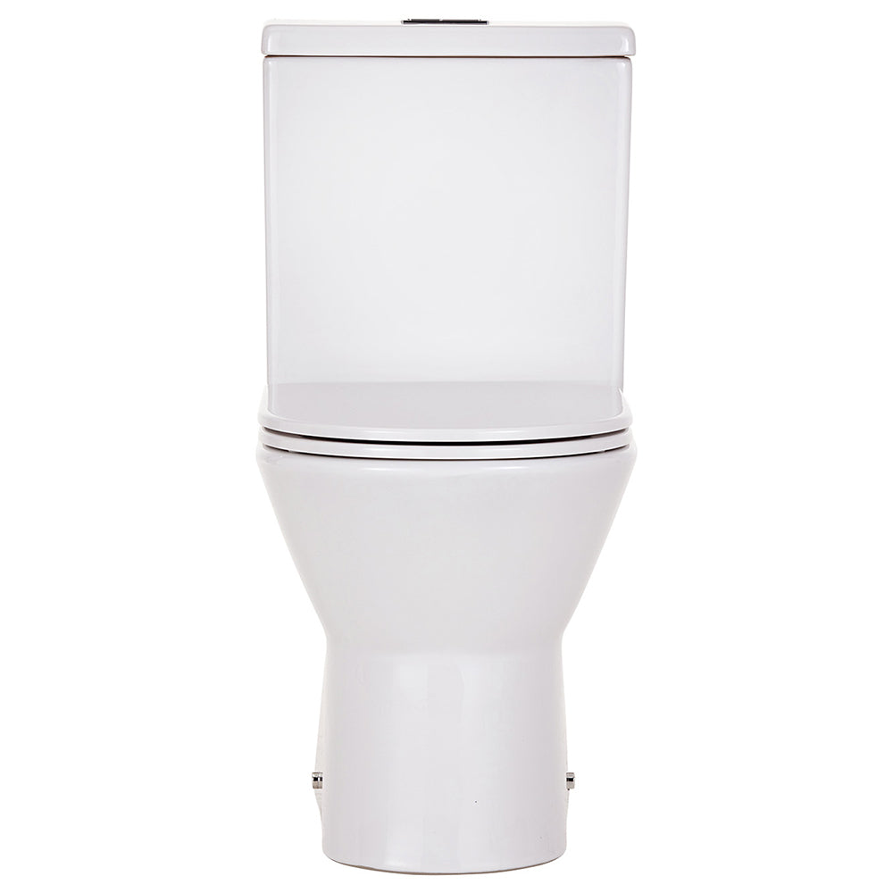Escola Back-to-Wall Toilet Suite, Gloss White with Slim Seat