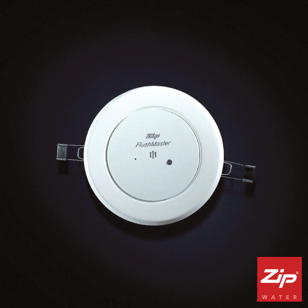 Isabella Twin Stall Urinal Kit, Gloss White with Zip® FlushMaster®