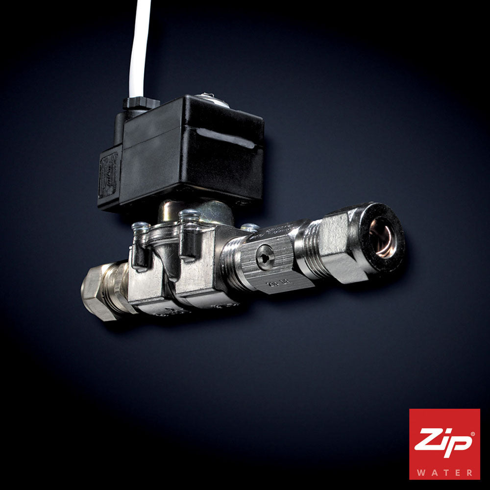 Isabella Twin Stall Urinal Kit, Gloss White with Zip® FlushMaster®