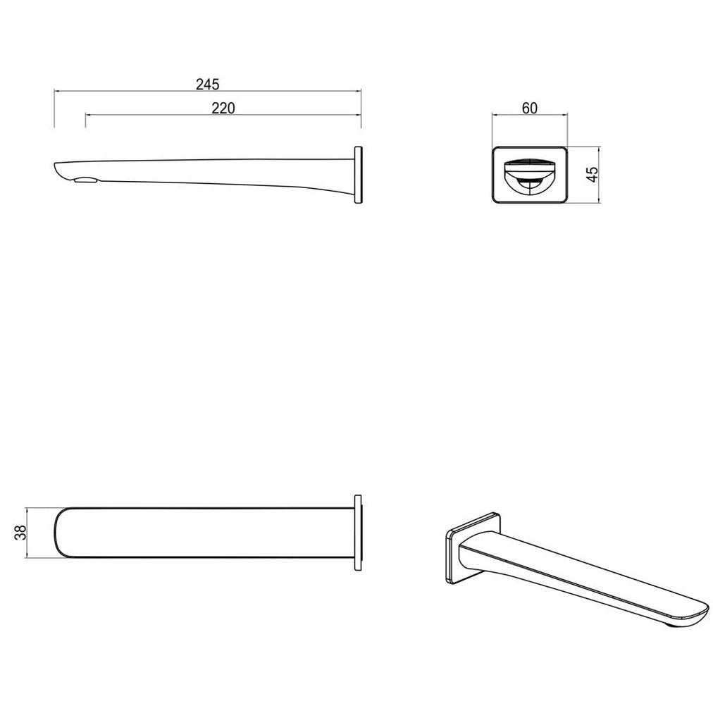 Kaza Bath Spout