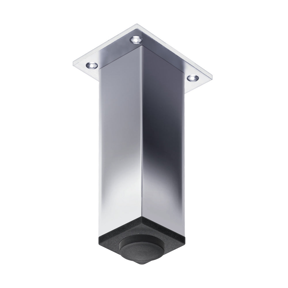 Square Chrome Adjustable Leg